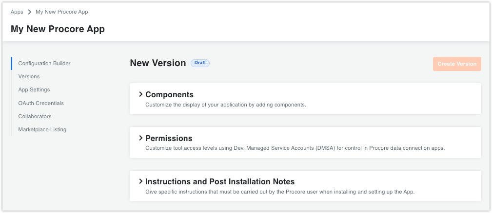 Initial Config Builder