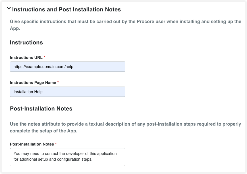 Post Install Steps